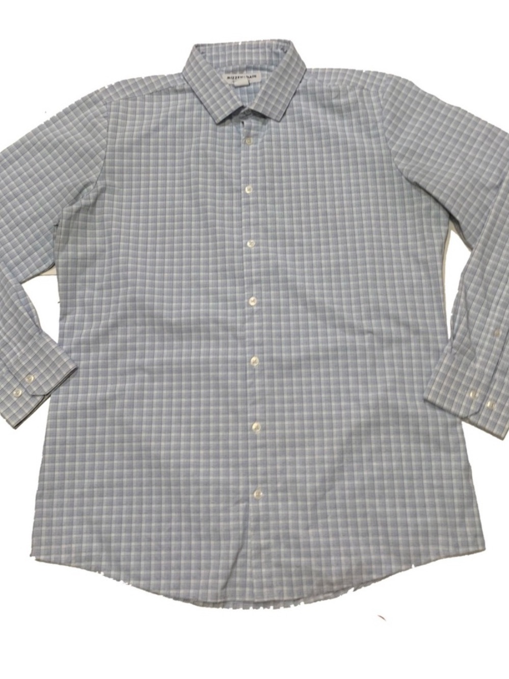 Mizzen+Main Blue and White Checked  Shirt